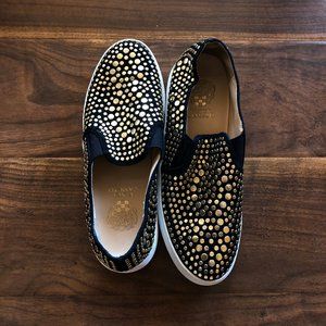 Vince Camuto Kindra platform Sneaker black & gold